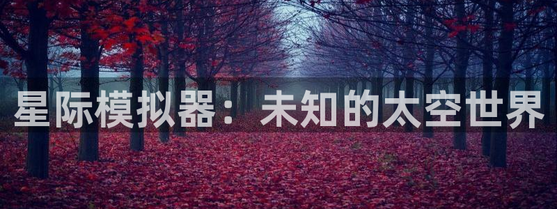 蓝冠娱乐注册测速：星际模拟器：未知的太空世界