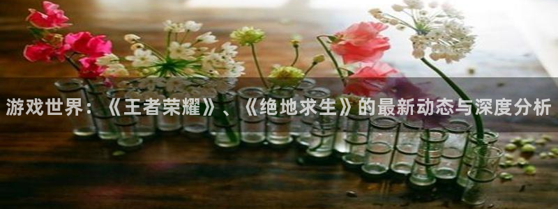 蓝冠娱乐娱乐是真的吗：游戏世界：《王者荣耀》、《绝地求生》的